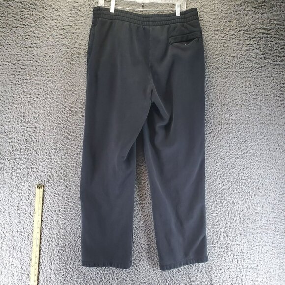 Nike Pants Mens Large Black Sportswear Fleece-Lined Elastic Waistband *Read* - Picture 9 of 10